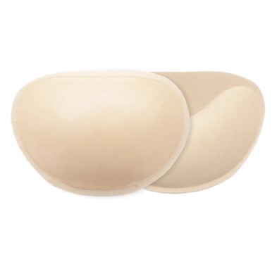 Wkładki przylepne do biustonosza - Bye Bra Adhesive Half Push-Up Pads Nude